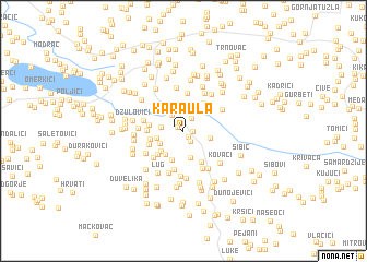 map of Karaula