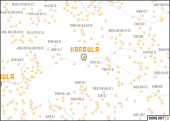 map of Karaula