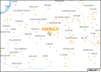 map of Karaula