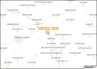 map of Karaulovo