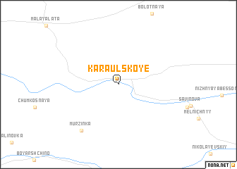 map of Karaul\
