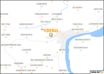 map of Karaul