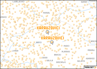 map of Karauzovići