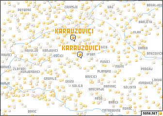 map of Karauzovići