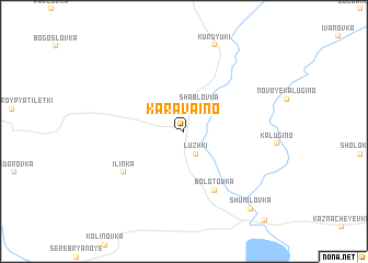 map of Karavaino