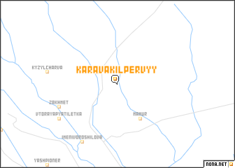 map of Kara-Vakilʼ Pervyy