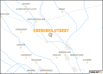 map of Kara-Vakilʼ Vtoroy