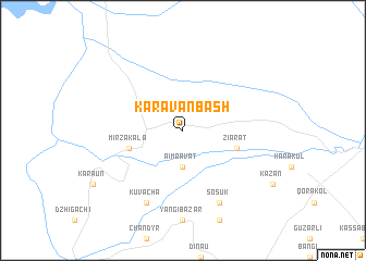 map of Karavan-Bash