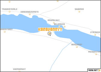 map of Karavannyy