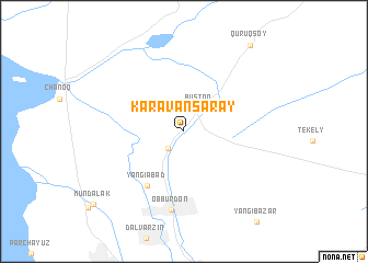 map of Karavan-Saray