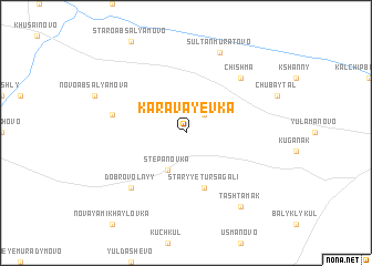 map of Karavayevka
