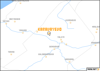 map of Karavayevo