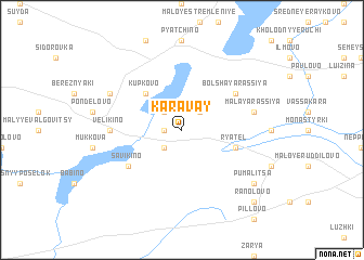 map of Karavay