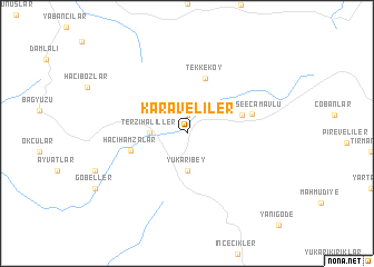 map of Karaveliler