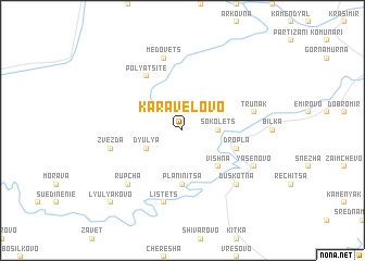 map of Karavelʼovo