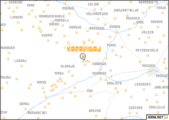 map of Karavidaj