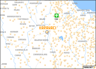 map of Karawaci