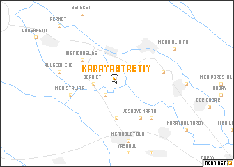 map of Kara-Yab Tretiy