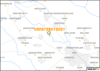 map of Kara-Yab Vtoroy