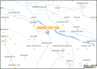 map of Kara-Yantak