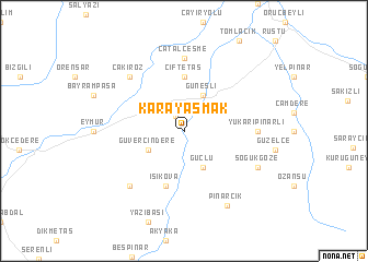 map of Karayaşmak