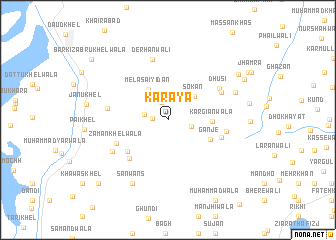 map of Karāya