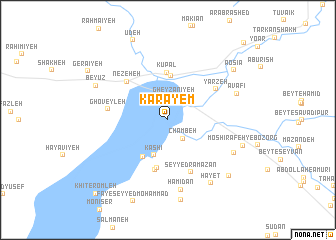 map of Karāyem