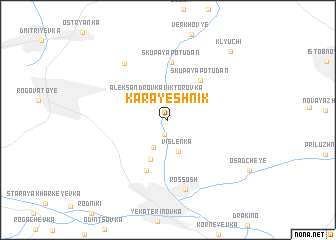 map of Karayeshnik