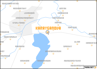 map of Karayganova