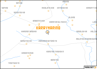 map of Karay-Mar\