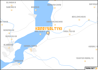 map of Karay-Saltyki