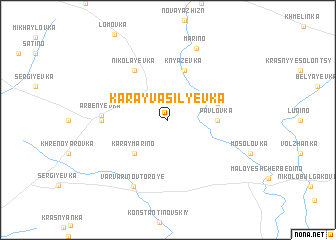 map of Karay-Vasil\