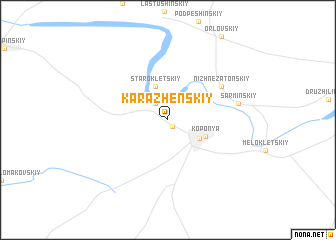 map of Karazhenskiy