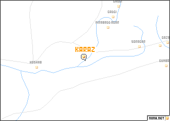 map of Karaz