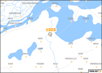 map of Kara