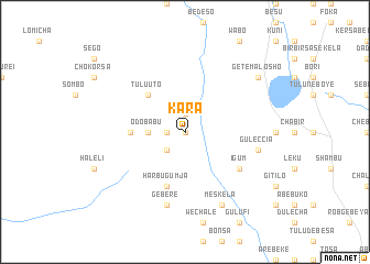 map of Kara