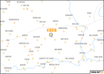 map of Kara