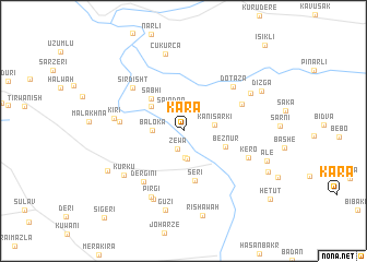 map of Kara