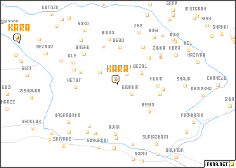 map of Kara