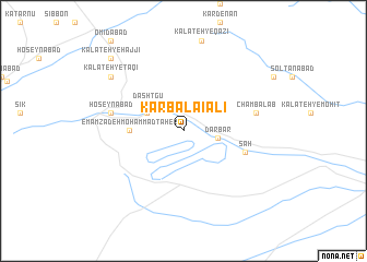 map of Karbalā\