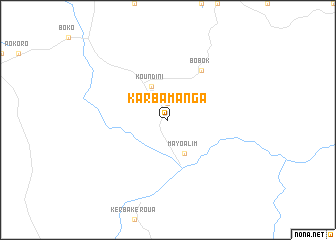 map of Karba Manga