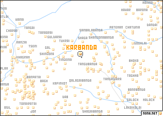 map of Kār Bānda