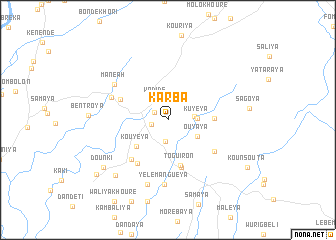 map of Karba
