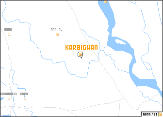 map of Karbigwān