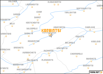 map of Karbintsi