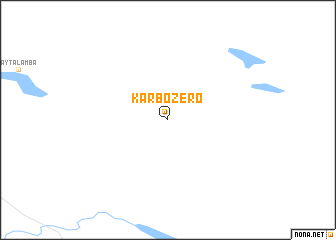 map of Karbozero