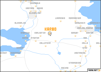 map of Kårbo