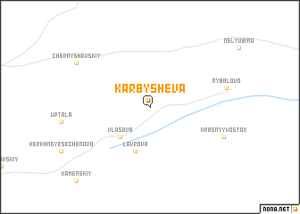 map of Karbysheva