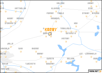 map of Karby