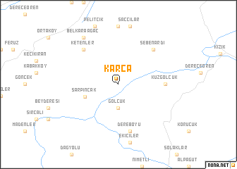 map of Karca
